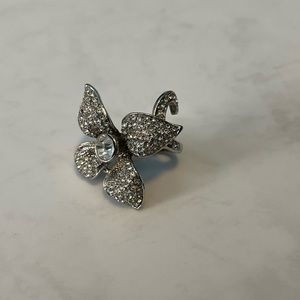 Bedazzled Flower Ring